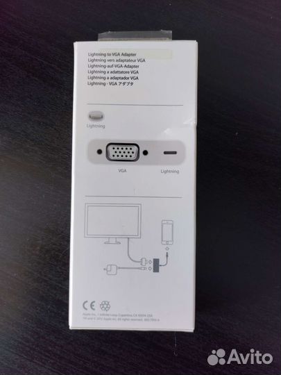 Кабель Apple Lightning to VGA Adapter Новый