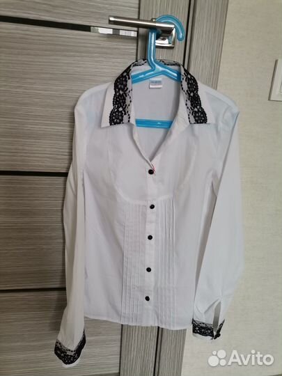 Школьная блузка для девочки новая р. 152