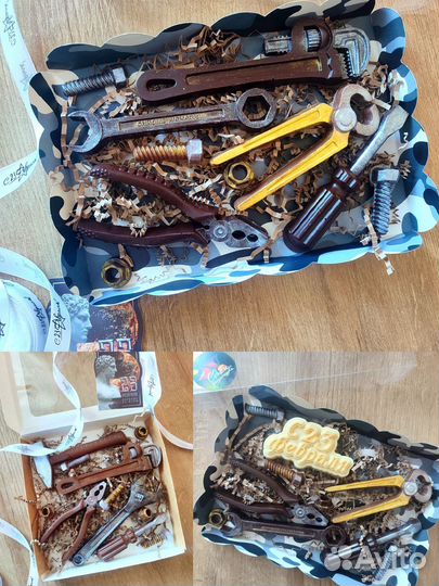 Шоколадный подарок на 23 февраля