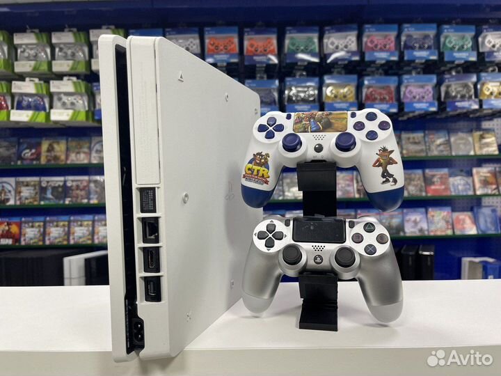 Sony Ps4 Slim цвет снежный+NHL/NFC