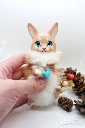 Заяц кролик игрушка коллекционная Ooak в наличии