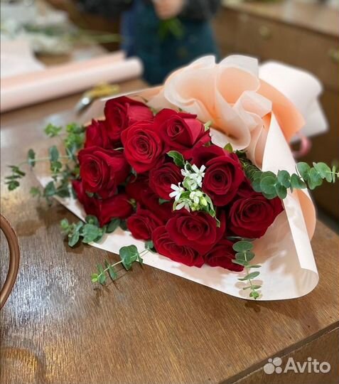 Букеты красных Роз