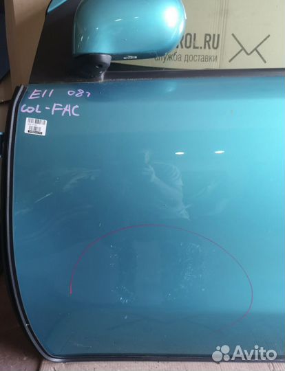 Дверь передняя левая nissan note e11