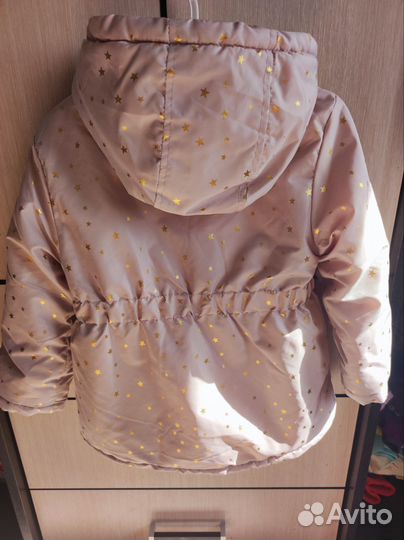 Куртка на девочку 98+ботинки 25