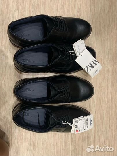 Туфли мужские zara 38 кожа зара