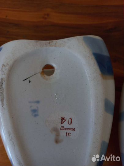 Кашпо настенное керамика СССР