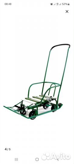 Детские санки на колесах