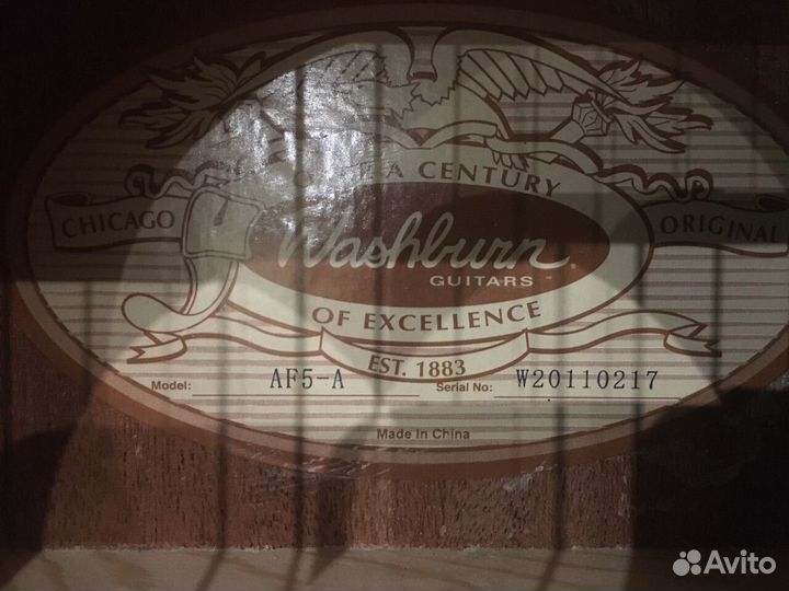 Акустическая гитара Washburn