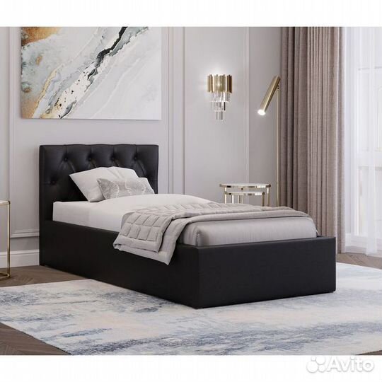 Кровать односпальная с матрасом 90х200 Барселона