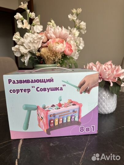 Развивающие игрушки сортер Совушка