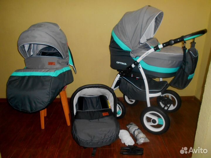 Элитная коляска 3 блока, как новая