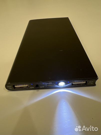 Пауер банк 10000 powerbank металлический