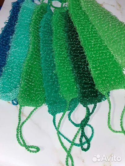 Мочалка ручной работы