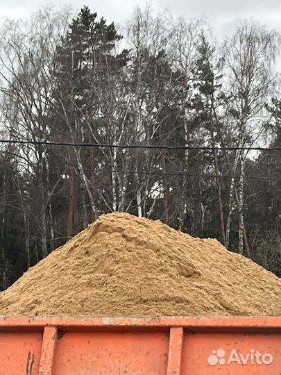 Песок карьерный речной мытый