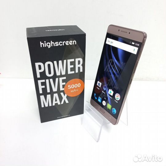 Highscreen Power Five Max 4\64 Гб Серый Смартфон
