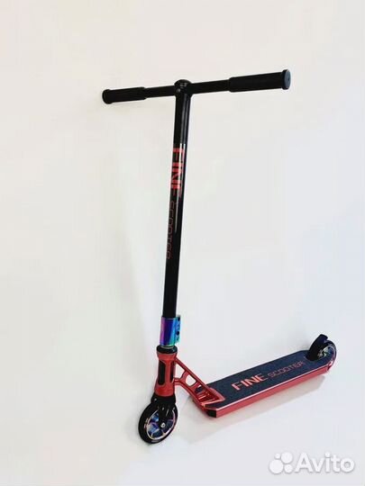 Трюковой самокат новый, с фрезерованным стаканом
