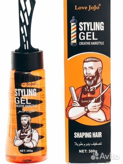 Стайлинг-гель для волос с раческой