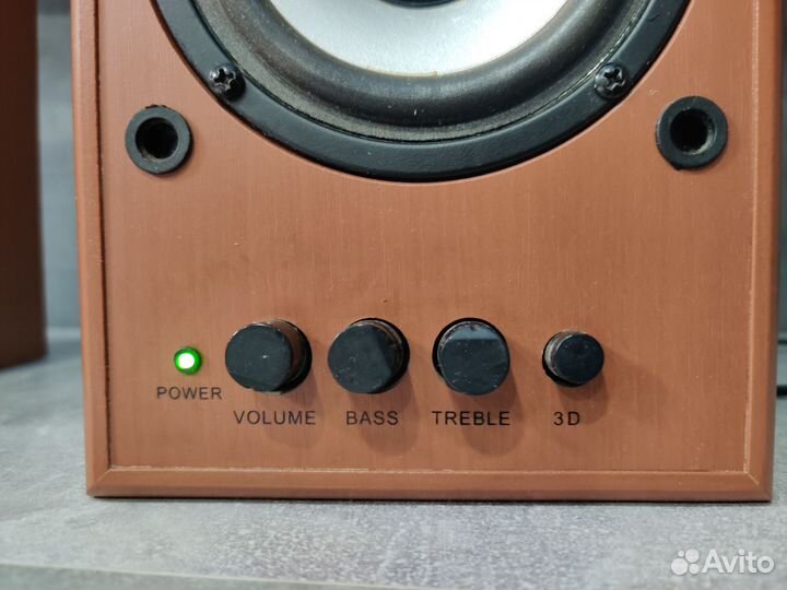 Колонки 2.0 Dialog W-204, 2х25Вт, 220В