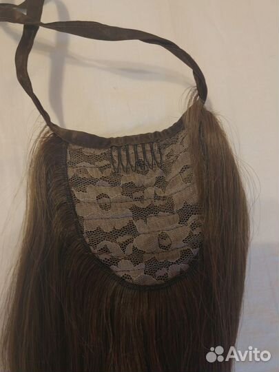 Хвост шиньон на крабе