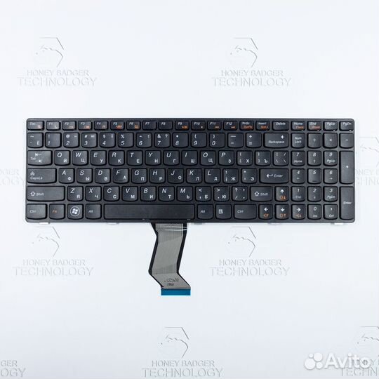 Клавиатура Lenovo G580, V580, Z580 черная