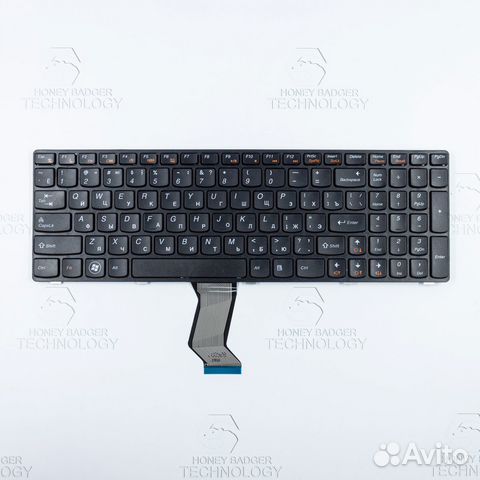 Клавиатура Lenovo G580, V580, Z580 черная