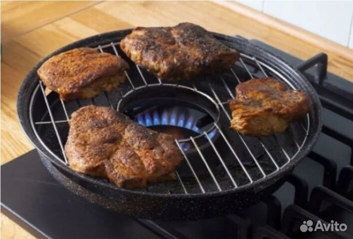 Сковорода гриль газ
