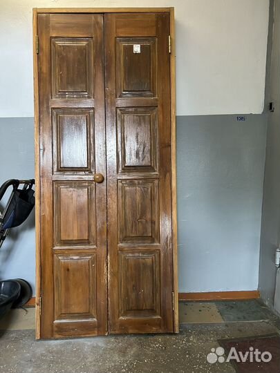 Межкомнатные двери двухстворчатая