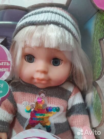Кукла пупс интерактивная Злата Карапуз абвгдейка