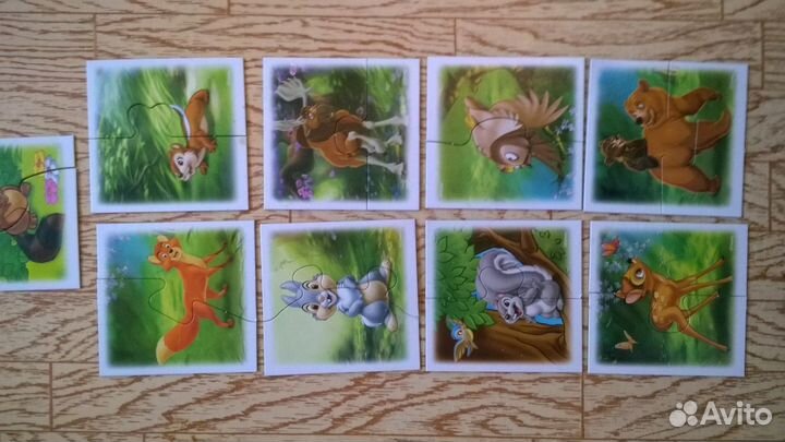 Детские развивающие логические пазлы 1+