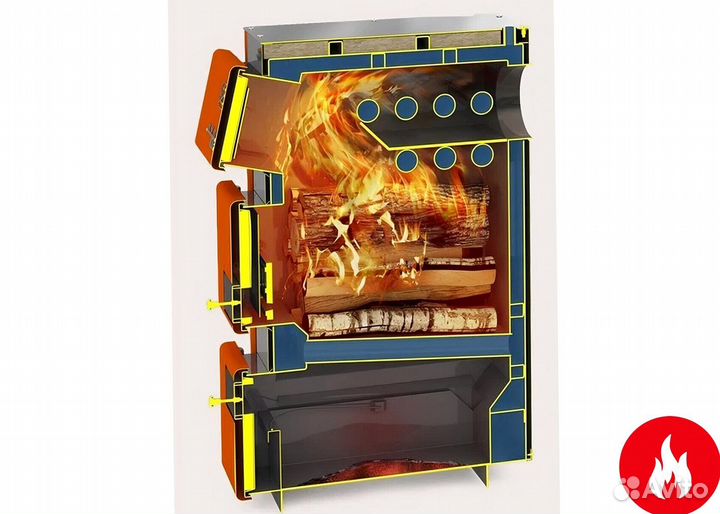 Твердотопливный котел теплодар куппер про-16 (2.0)