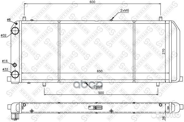 10-25046-SX радиатор системы охлаждения Audi 1