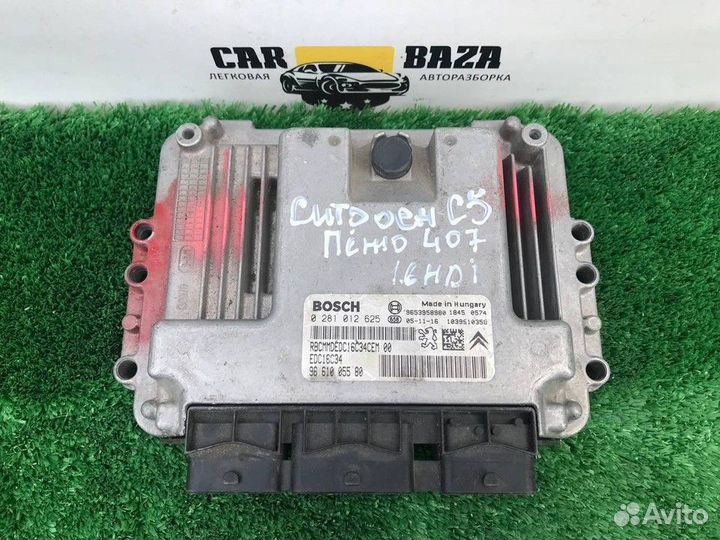 Блок управления двигателем Citroen C5, Peugeot 407