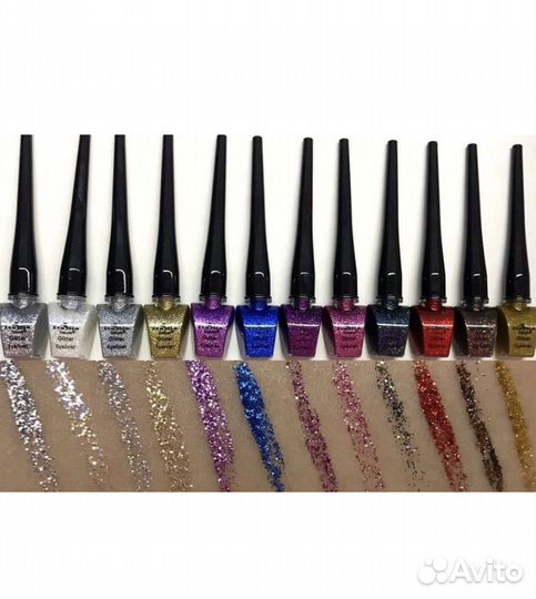 Блестящая жидкая подводка для глаз Italia Deluxe