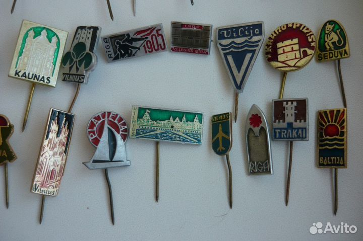 Значки советской Прибалтики
