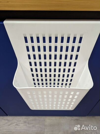 Корзинка подвесная на дверь, для хранения, белая