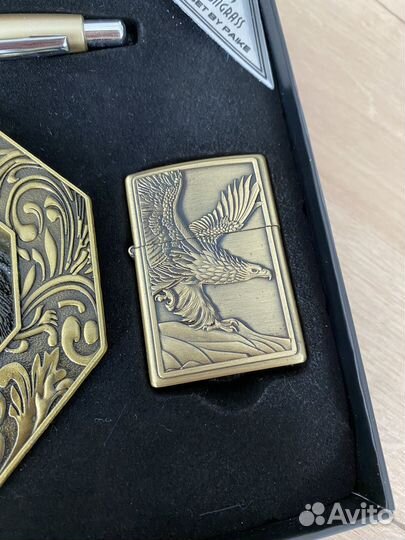 Подарочный набор: зажигалка, пепельница, ручка