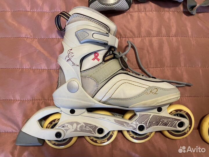 Роликовые коньки Ролики K2 Athena женские 36.5 бу