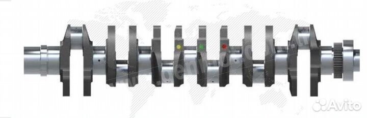 Коленвал deutz Magirus BF6M 2013 кованый