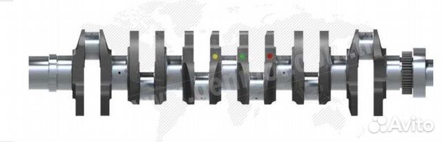 Коленвал deutz Magirus BF6M 2013 кованый