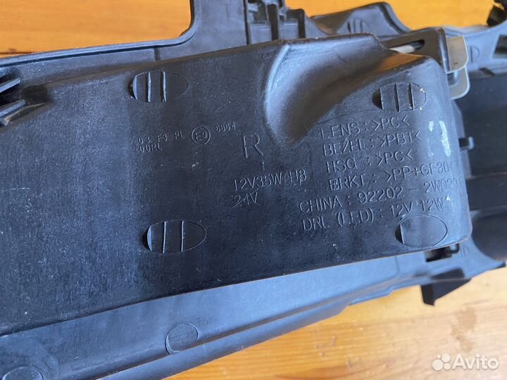 Фара противотуманная hyundai