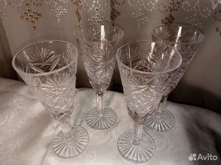 Хрустальные фужеры