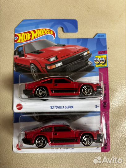 Машинки hot wheels toyota supra