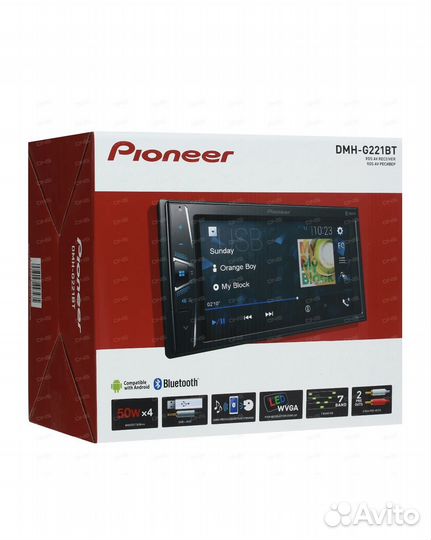 Автомагнитола Pioneer DMH-G221BT