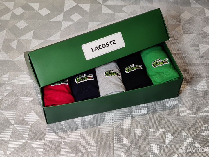 Трусы мужские боксеры lacoste подарочный набор