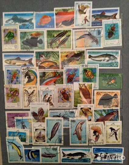 Альбом с советскими марками