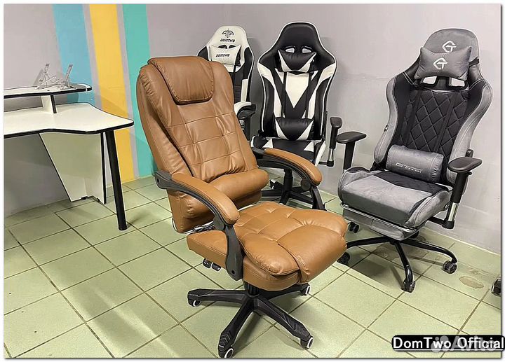 Компьютерное Офисное кресло с массажем