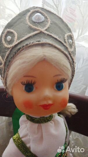 Кукла СССР паричковая