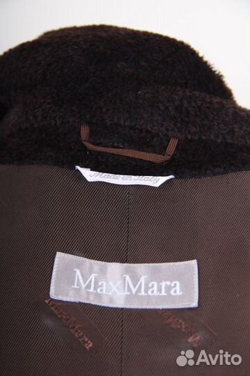 Max Mara винтажное пальто альпака и шерсть