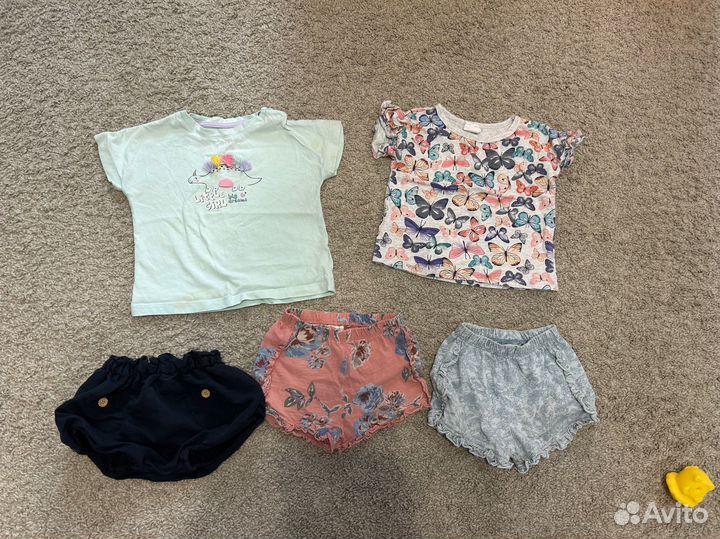 Пакет вещей для девочки 74-80