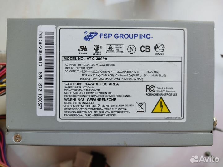 Блок питания fsp 300w